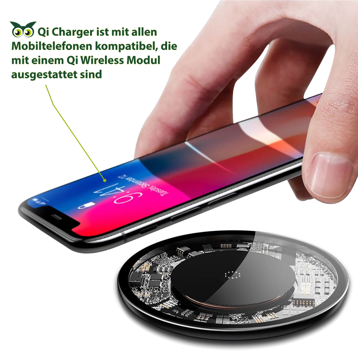 Qi Wireless Schnell Ladeger T Xiaomi Mi Ultra Kabellos Charger